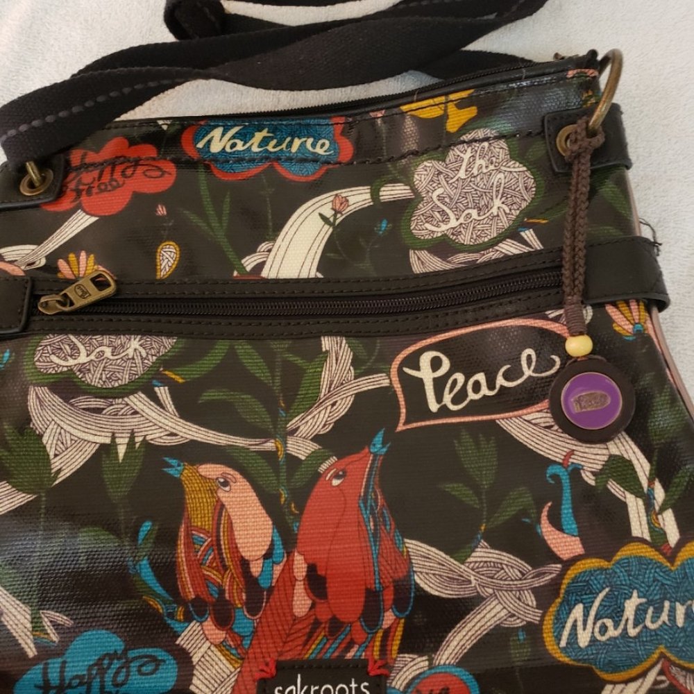 Sakroots Peace, Bird Crossbody